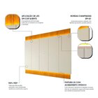 Painel Para Tv Com Led Magnífico 220 Naturale Off White - Gel
