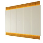 Painel Para Tv Com Led Magnífico 220 Naturale Off White - Gel