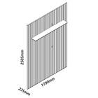 Painel Para Tv Com Led Requinte 180 Naturale Impressão  Ripad