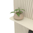 Painel Para Tv Com Led Requinte 220 Off White Impressão Ripad