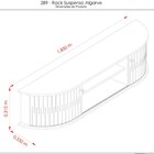 Painel Para Tv Com Nicho Curvo Até 75 Polegadas New Bugatti C