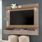Painel Para Tv Com Portas E Led Verena 1.8 Fendi Naturale