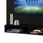 Painel Para Tv De 50" Com Nichos Amsterdan Lacroux Preto