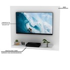 Painel Para Tv De Até 42 Polegadas 110x90cm Netmobil - Branco