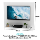Painel Para Tv De Até 42 Polegadas 110x90cm Netmobil - Branco