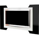 Painel Para Tv De Até 47" Chicago - Artely - Branco / Preto