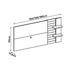 Painel Para Tv De Até 47 Polegadas Dante Dj Móveis