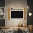 Painel Para Tv De Até 60 Polegadas E Fitas De Led Aurora Line