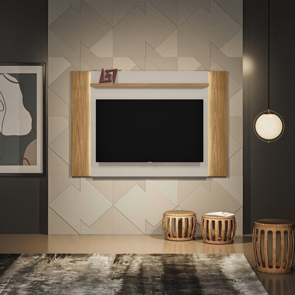 Painel Para Tv De Até 60 Polegadas E Fitas De Led Aurora Line