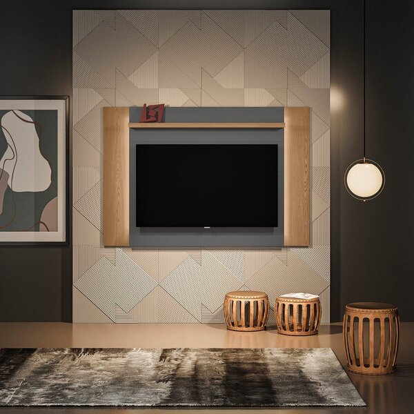 Painel Para Tv De Até 60 Polegadas E Fitas De Led Aurora Line