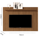 Painel Para Tv De Até 65 Polegadas Gavetas Com Corrediças Tel