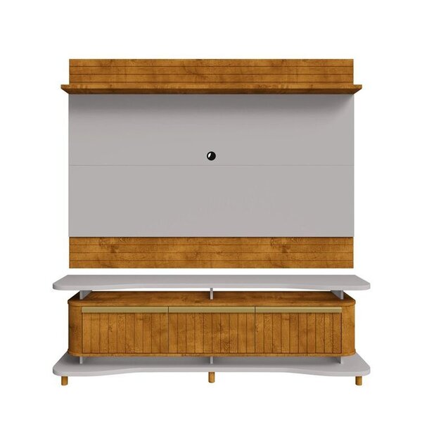 Painel Para Tv De Até 75 Polegadas Com Rack Guarapari Natural