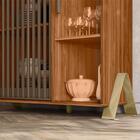 Painel Para Tv E Cristaleira Metha Mbl