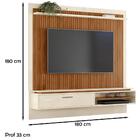 Painel Para Tv E Cristaleira Metha Mbl