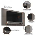 Painel Para Tv Esmeralda 1.58 Cinza/perola - Casa D Móveis