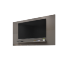 Painel Para Tv Esmeralda 1.58 Cinza/perola - Casa D Móveis