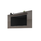 Painel Para Tv Esmeralda 1.58 Cinza/perola - Casa D Móveis