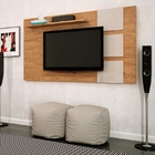 Painel Para Tv Europa Amêndoa E Off White