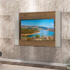 Painel Para Tv Extensível Linea Brasil Furnas Off White Nogue
