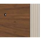 Painel Para Tv Extensível Linea Brasil Furnas Off White Nogue