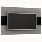 Painel Para Tv Florence Cinza Com Preto - Artely