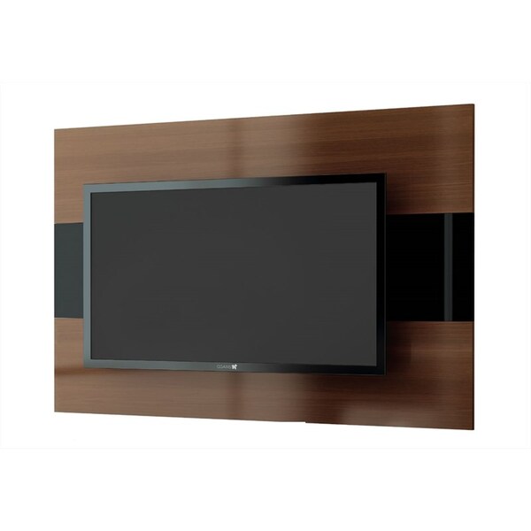 Painel Para Tv Florence Imbuia Preto - Artely