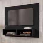 Painel Para Tv Freddy Preto Fosco