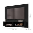 Painel Para Tv Freddy Preto Fosco