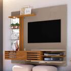 Painel Para Tv Frisado Com Led Johnny Fendi Naturale