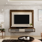 Painel Para Tv Frisado Com Led Jordan 1.6 Naturale Off White