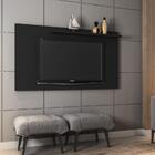 Painel Para Tv Genk Preto Fosco
