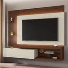Painel Para Tv Gênova Off White Nogal