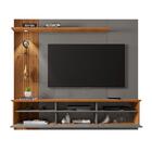 Painel Para Tv Gênova Titanium Naturalle Ripado