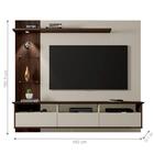 Painel Para Tv Gênova Titanium Naturalle Ripado