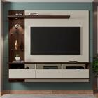 Painel Para Tv Gênova Titanium Naturalle Ripado