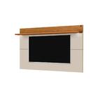 Painel Para Tv Girona Com Led Off White Nature