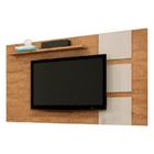 Painel para TV Grécia Amêndoa e Off White
