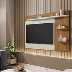 Painel Para Tv Hanna Cinza Freijó