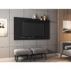 Painel Para Tv Harare Preto Fosco