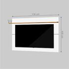 Painel Para Tv Havertz Com 1 Prateleira Branco Nature