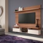 Painel Para Tv Hb Móveis Livin 1.8 Nature Off White - Hb Móve