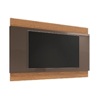 Painel Para Tv Immense 220 Cm Cinza/noce