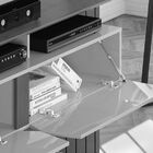 Painel Para Tv Intense Canela Com Off White - Lukaliam Móveis