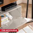 Painel Para Tv Intense Lukaliam Off White / Damasco