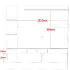 Painel Para Tv Intense Off White Com Damasco - Lukaliam Móveis