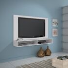 Painel Para Tv Iolita Com Nicho  Jcm Movelaria Branco