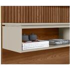 Painel Para Tv Leverkusen Com Led Freijo Off White