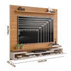 Painel Para Tv Levi - Carvalho Nobre/griz