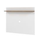 Painel Para Tv Lex Com Prateleira Branco Amêndoa