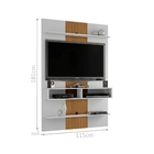 Painel Para Tv Líbano Branco Ripado